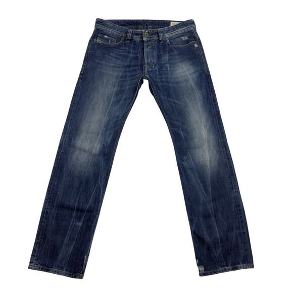 Diesel Safado Men’s Jeans 31x30 Blue Straight Leg Made in Italy - Picture 1 of 13